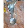Image 2 : Cream top milk bottle with scarce cream top spoon - pat. 1921
