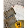 Image 5 : VINTAGE DEPARTMENT OF NATIONAL DEFENCE CIVIL DEFENCE ARMBANDS WOUND DRESSING WOUND TAGS