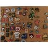Image 3 : BOARD WITH VARIOUS LAPEL PINS AND PINBACKS