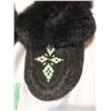Image 2 : Black beaded moccasins, size 5/6 ladies