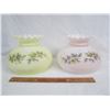Image 1 : Pair of 7 inch Fitter Kerosene Lamp Shades