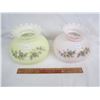 Image 2 : Pair of 7 inch Fitter Kerosene Lamp Shades