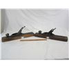 Image 1 : 2 Antique Wood Working Planes Wood and Metal