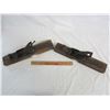 Image 2 : 2 Antique Wood Working Planes Wood and Metal