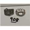 Image 1 : Two sterling silver rings