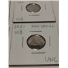Image 3 : UNC 2021 two sets of dimes, seldom seen