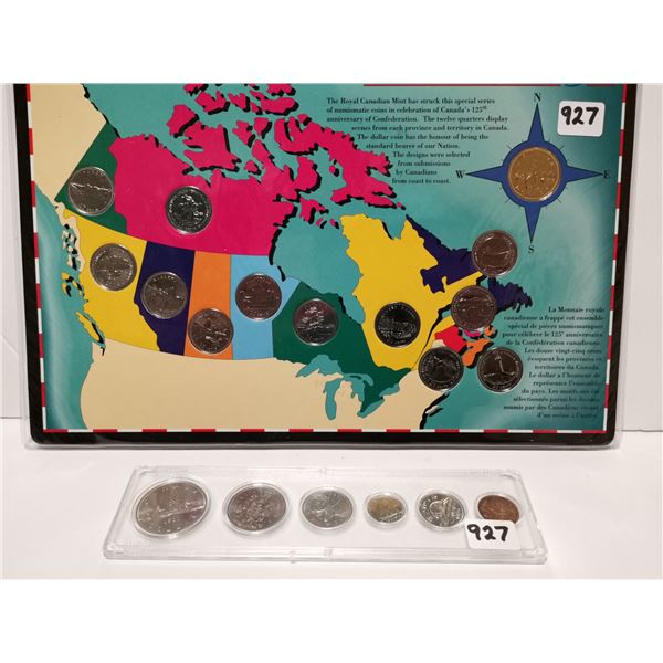 1992 UNC coin set & 1980 UNC coin set