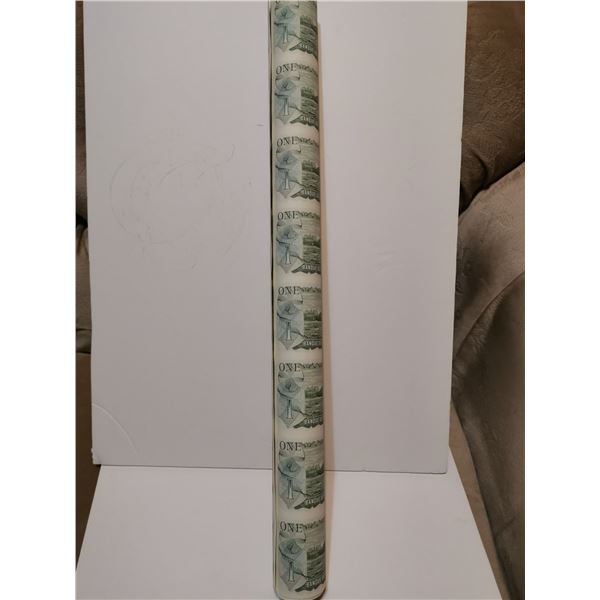 1973 $1.00 uncut sheet, seldom seen