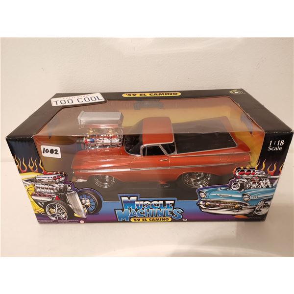 59 El Camino muscle machines 1:18 scale