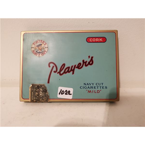 Players Navy cut cigarettes mild cork good shape