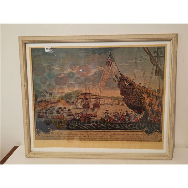 A view of the landing, the New England Forces 1745 21 X 17