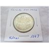 Image 1 : Canadian 1956 Silver Fifty Cent Piece