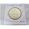 Image 1 : Canadian 1961 Silver Fifty Cent Piece