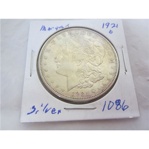 Morgan Silver Dollar 1921 D