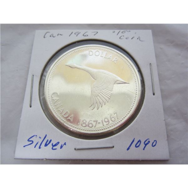 Canadian 1967 Silver Dollar