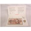 Image 1 : Canadian 1996 $2.00 Bill and $2 Coin and Stamp Set