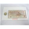 Image 2 : Canadian 1996 $2.00 Bill and $2 Coin and Stamp Set