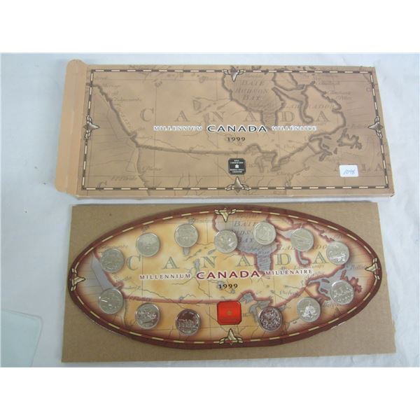 1999 Millennium Quarter Set