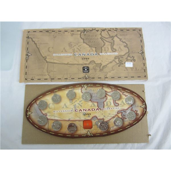 1999 Millennium Quarter Set