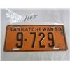 Image 1 : 1950 Saskatchewan License Plate