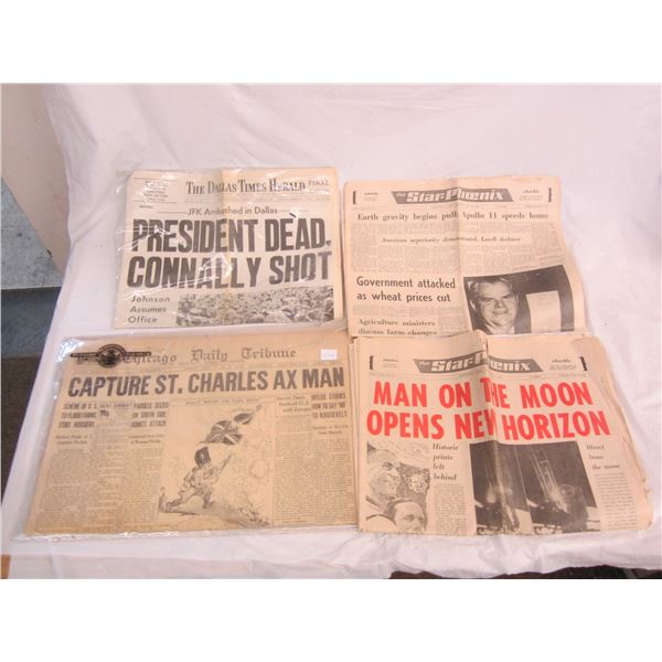 4 Newspapers 1939 ect.