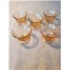 Depression Glass "Normadie Lattice" 5 Sherbet dishes