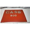 Case 900 Metal Emblem Sign Cutout H-1ft 6" W-2ft 2"