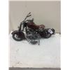 Tin motorcycle - 14"L 8"H metal décor