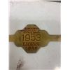 Image 2 : 1953 Bicycle brass license Saskatoon