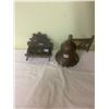Image 1 : Brass bell - 6" and brass Victorian toilet paper holder