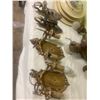 Image 2 : Lot of vintage lights , wall sconces & hanging lamp