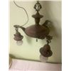 Image 4 : Lot of vintage lights , wall sconces & hanging lamp
