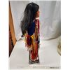 Image 4 : Native American doll in traditional dress 27" tall