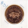 Image 1 : 1 OUNCE COPPER  .999 FINE - ZODIAC - TAURUS