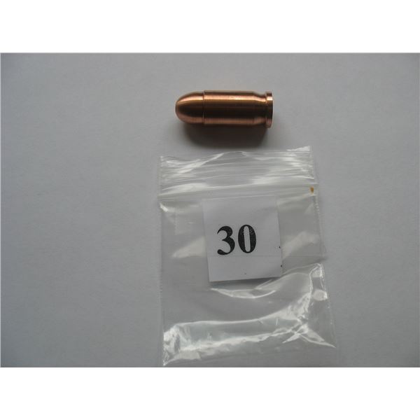 1 OUNCE COPPER  .999 FINE - 45 CALIBRE BULLET