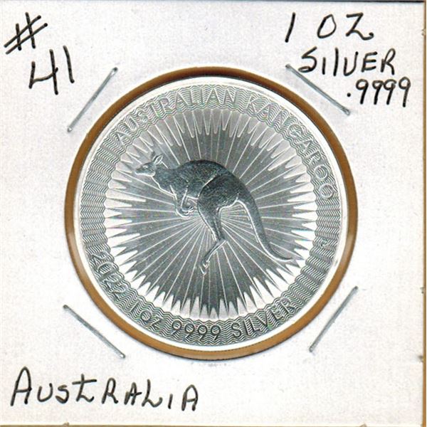 2022 1 OUNCE SILVER -  .9999 FINE SILVER - AUSTRALIA - KANGAROO