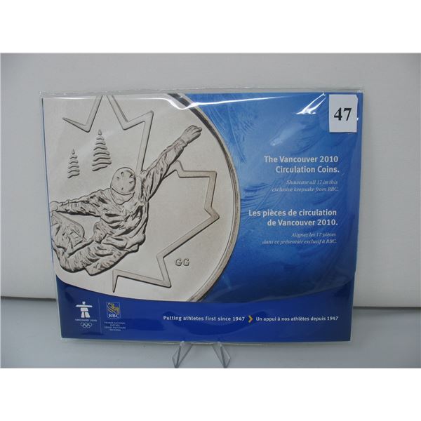 2010 VANCOUVER OLYMPIC COIN SET - Quarters & Loonie Dollars) - 17 Coin Set