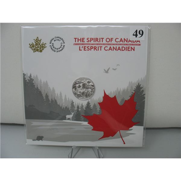 2017 THE SPIRIT of CANADA - SILVER $3 DOLLAR COIN