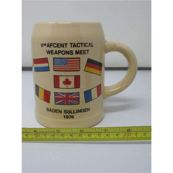 BEER STEIN - 11th AFCENT TACTICAL WEAPONS MEET - BADEN SOLLINGEN