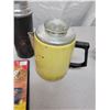 Image 2 : 5 piece hunting package - enamel coffee pot (complete), DVD, Camo hat & 2 Thermoses