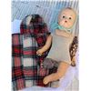 Image 2 : Vintage doll carriage , dolls and clothes.