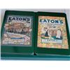 Image 2 : Replica  Eaton's 1909 catalogue cover playing cards & a Sears catalogue.