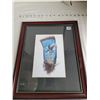 Image 3 : Framed & signed feather drawing of a canada goose.