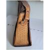 Image 5 : Vintage hand tooled leather hand bag.