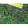 Image 3 : Vintage metal floor mirror. Beveled glass – excellent condition.