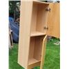 Image 3 : 2 door cabinet. 45 1/2H X 15 3/4W X 13 deep.
