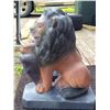 Image 2 : Cement Lions. 20” tall.