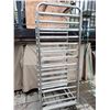 Image 1 : Stainless steel rolling shelf. 15 rack.