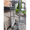 Image 3 : Stainless steel rolling shelf. 15 rack.