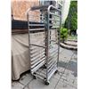 Image 2 : Stainless steel rolling shelf. 15 rack.